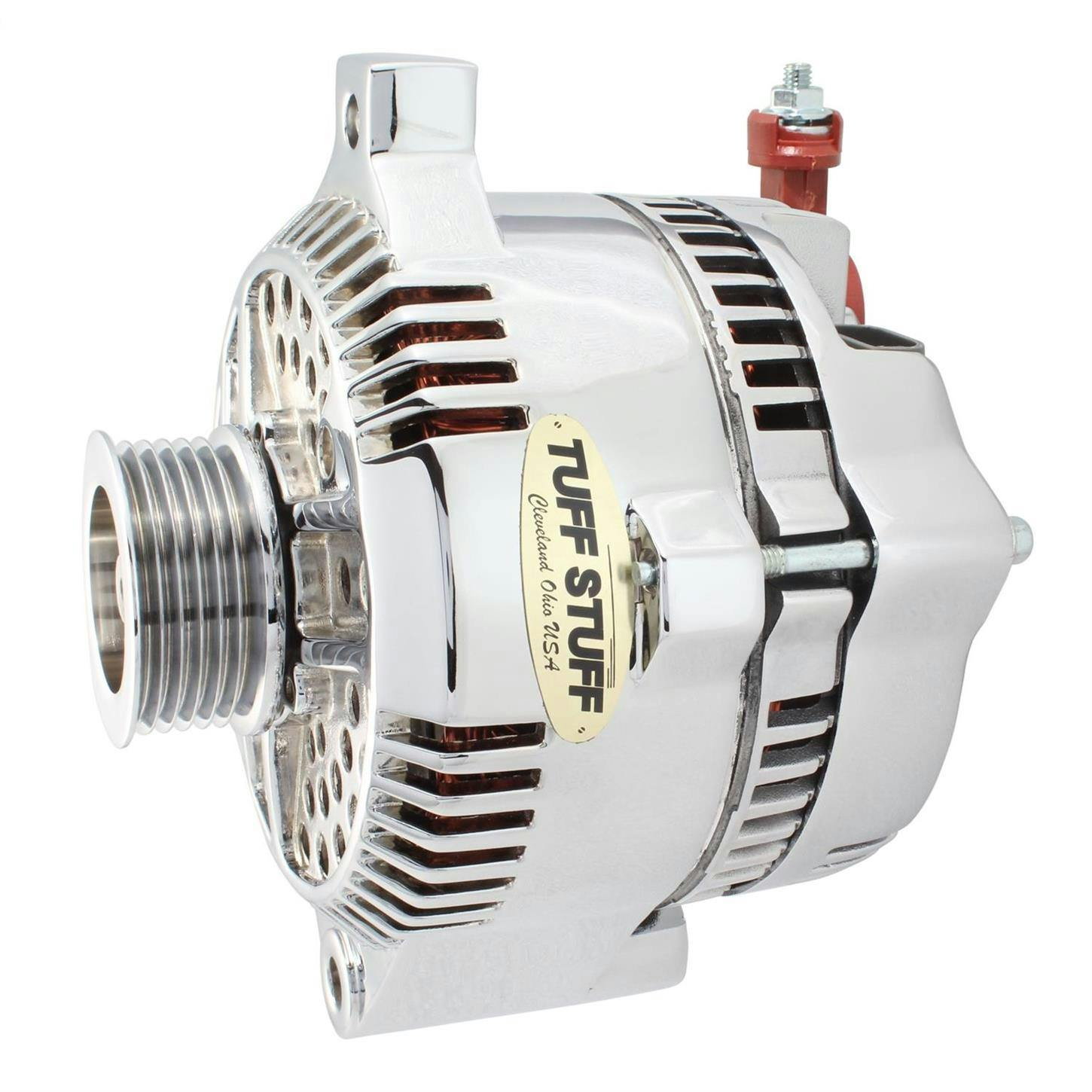 Tuff Stuff 8266D 2001-04 Ford Mustang Alternator, 225 Amp, Chrome