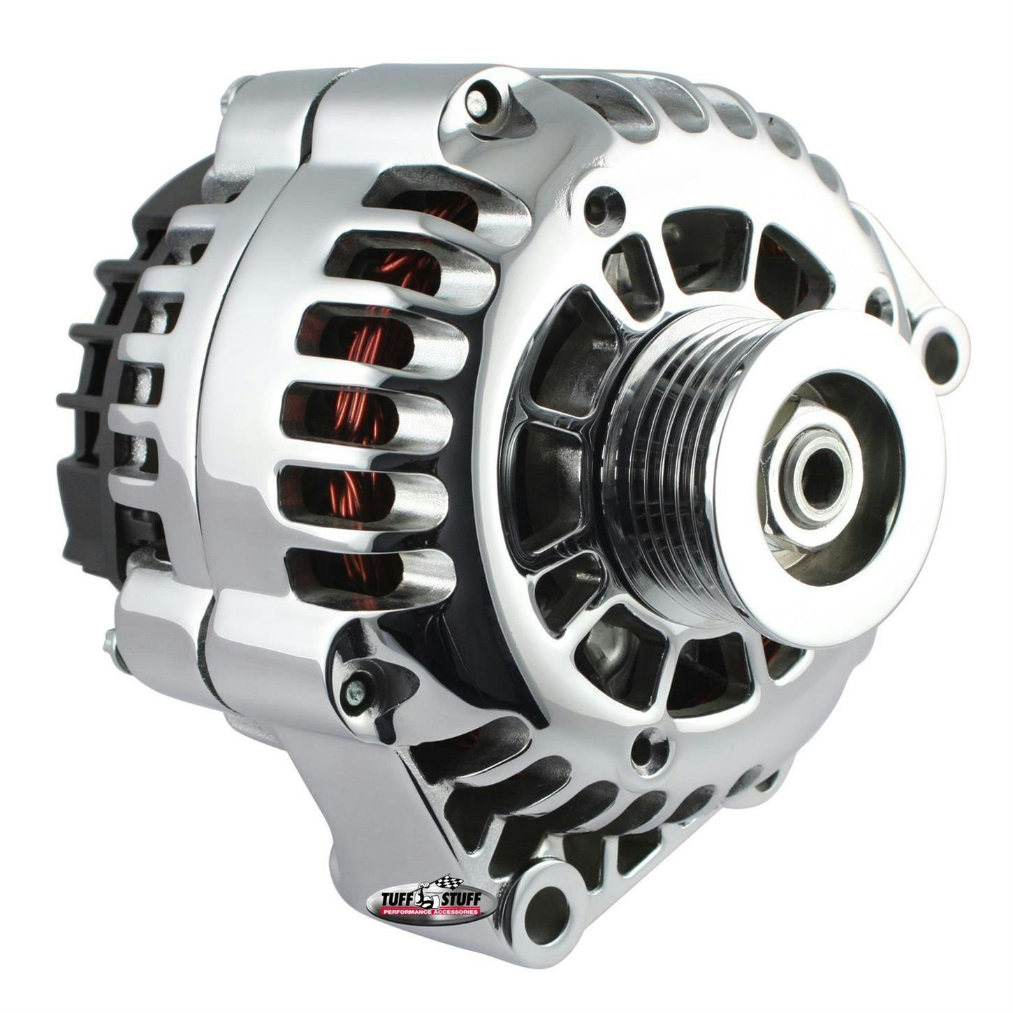Tuff Stuff 8283NC GM Truck Alternator, 175 Amp, OEM Hookup, Chr