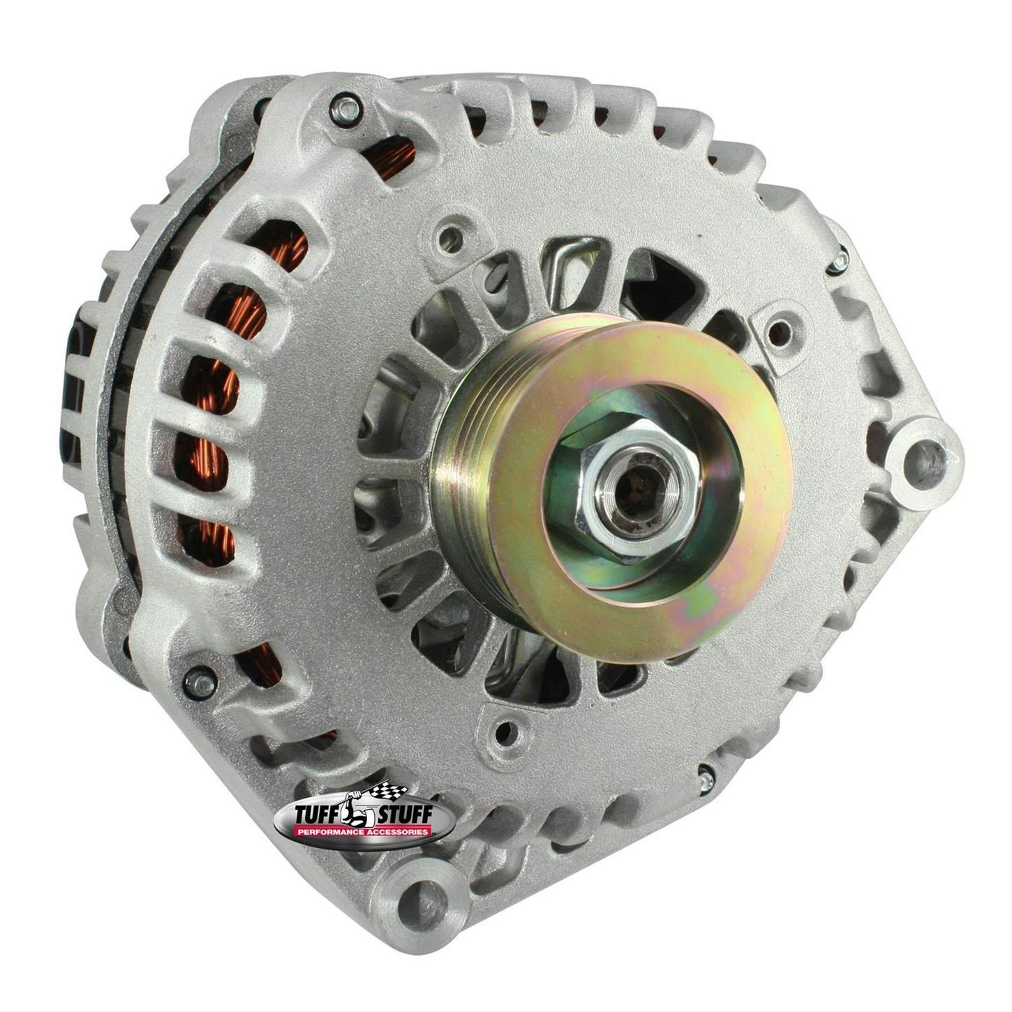 Tuff Stuff 8292B GM 6 Groove Alternator, 180 Amp, Factory Cast