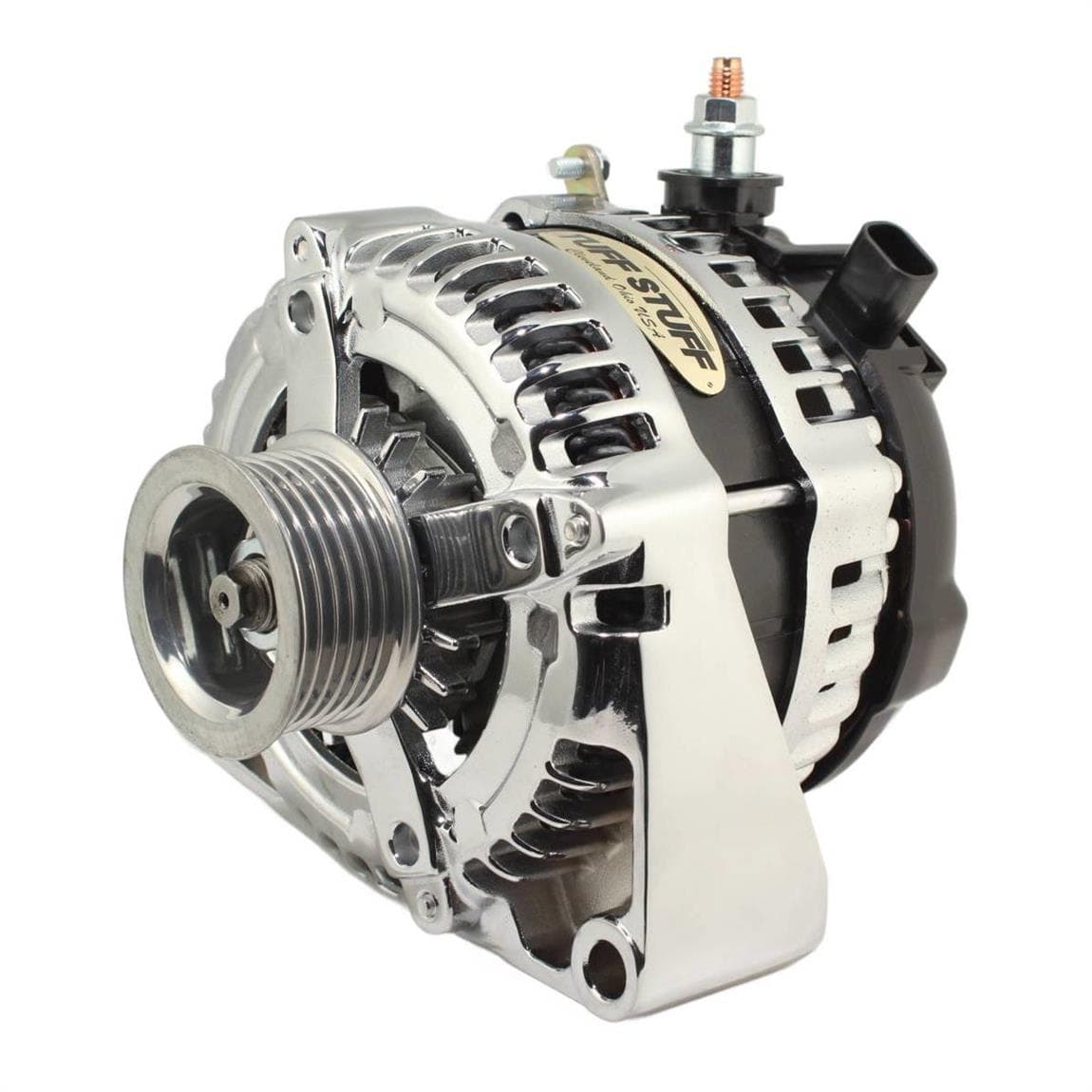 Tuff Stuff 8435C6G1W LS 1 Wire Alternator, 225A, Chrome