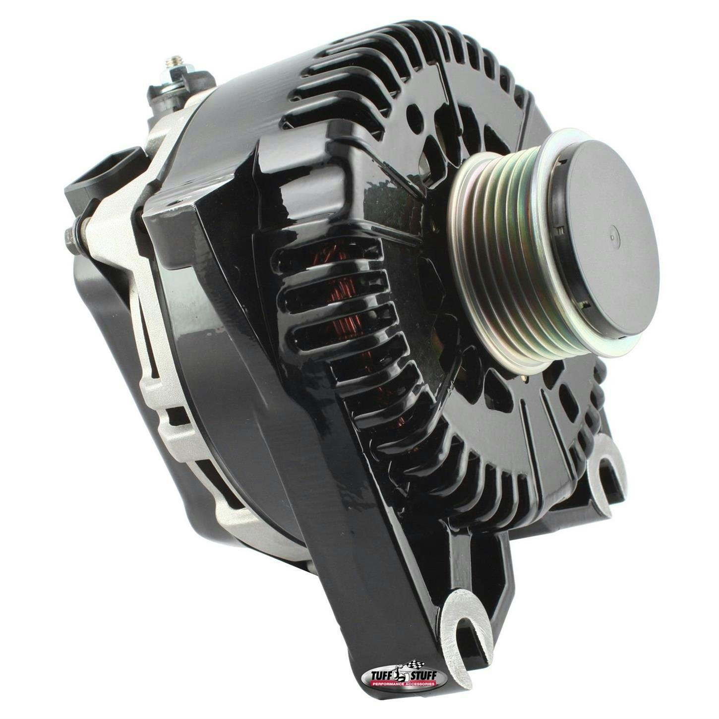 Tuff Stuff 8436C Ford Alternator, 225 Amp, Stealth Black