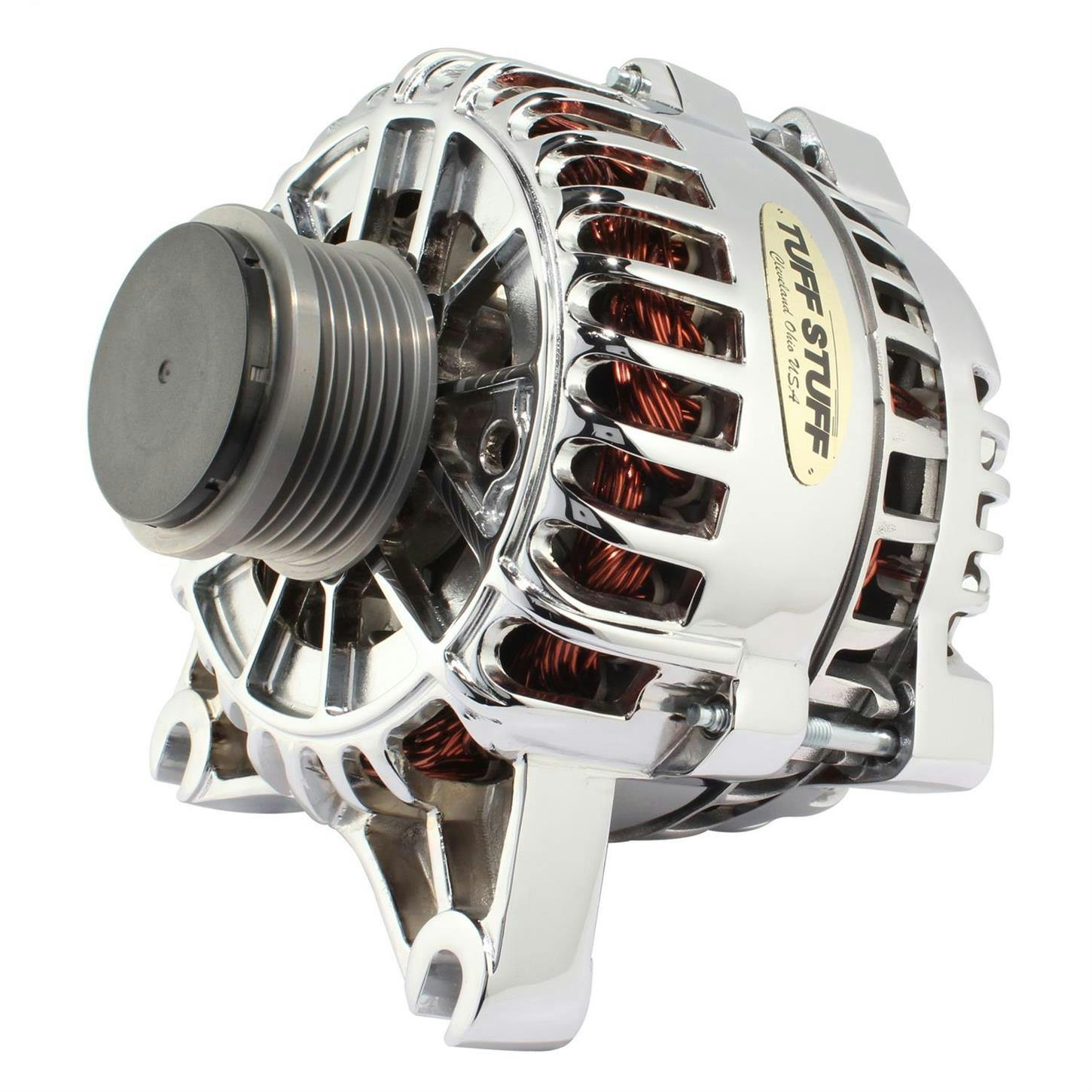 Tuff Stuff 8438DSC 2005-07 Ford 4.6L Alternator, 225 Amp, Chrome