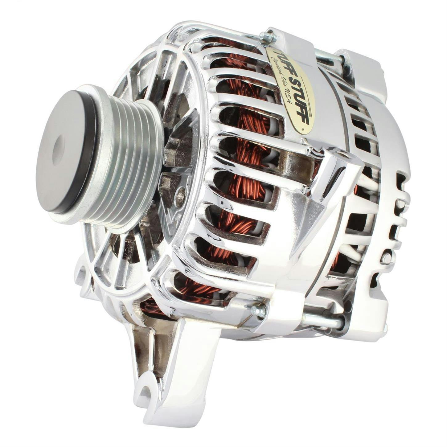 Tuff Stuff 8438D 2005-07 Ford 4.6L Alternator, 225 Amp, Chrome
