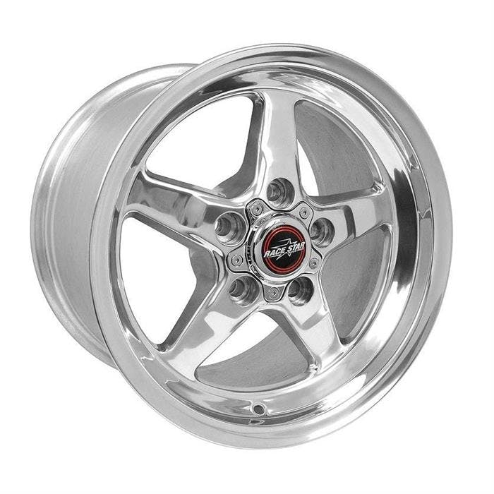 Race Star Wheels 92-510154DP Drag Star Wheel, Ford, Pol, 15X10