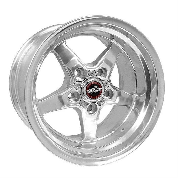Race Star Wheels 92-510250DP Drag Star Wheel, GM, Pol, 15X10