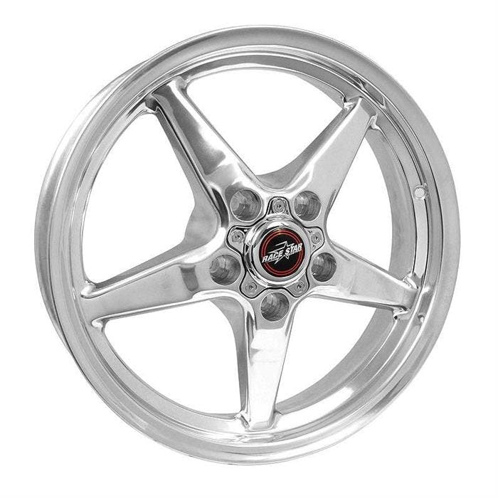 Race Star Wheels 92-745242DP Drag Star Wheel, GM, Pol, 17x4.5