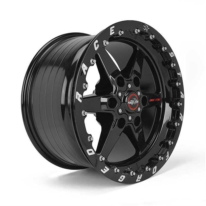 Race Star Wheels 93-795852SB Truck Star Wheel, 6X5.5, Blk, 17X9.5