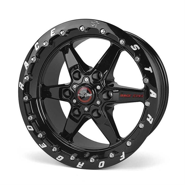 Race Star Wheels 93-795852SB Truck Star Wheel, 6X5.5, Blk, 17X9.5