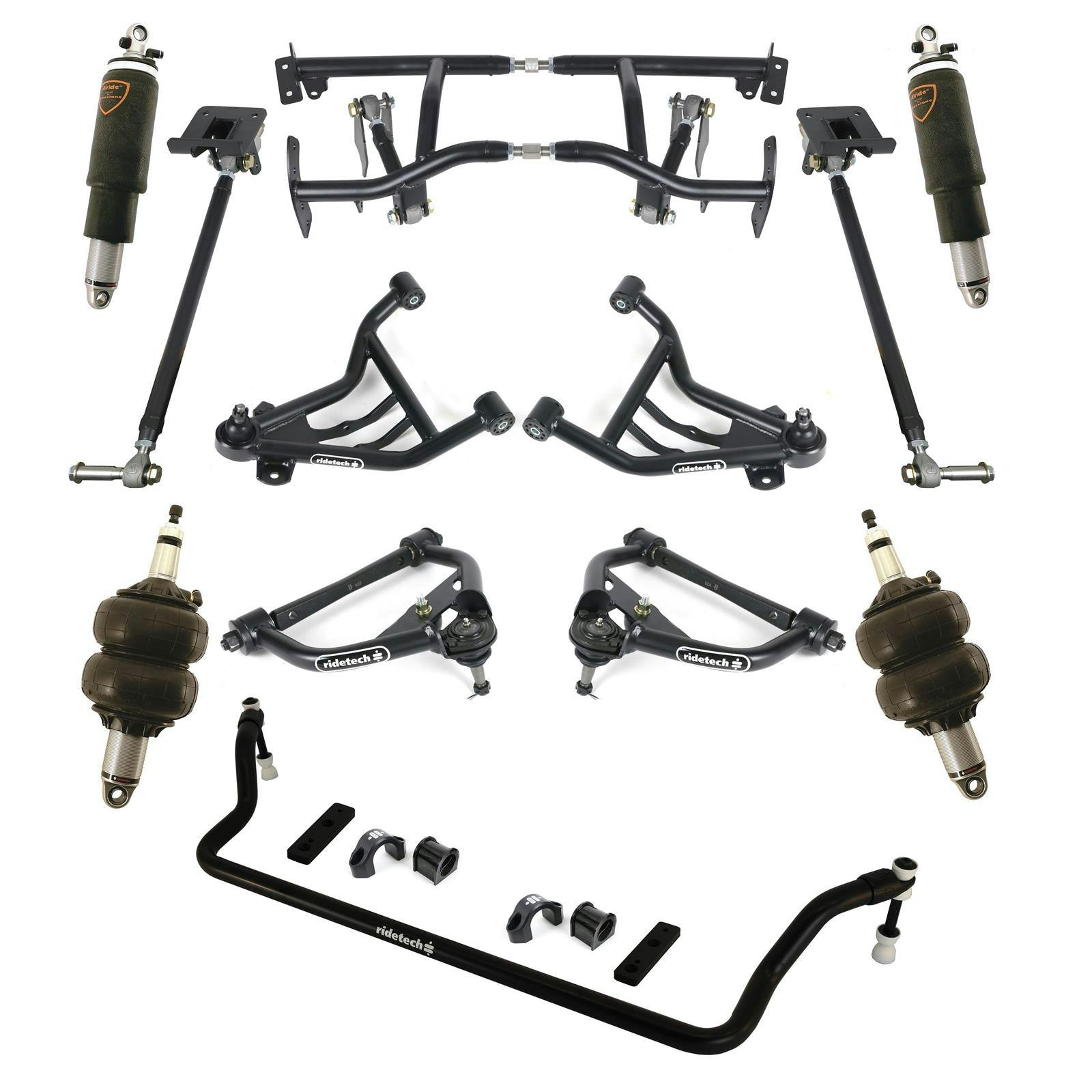 RideTech 11170296 HQ Complete Air Suspension, 70-81 GM F Body