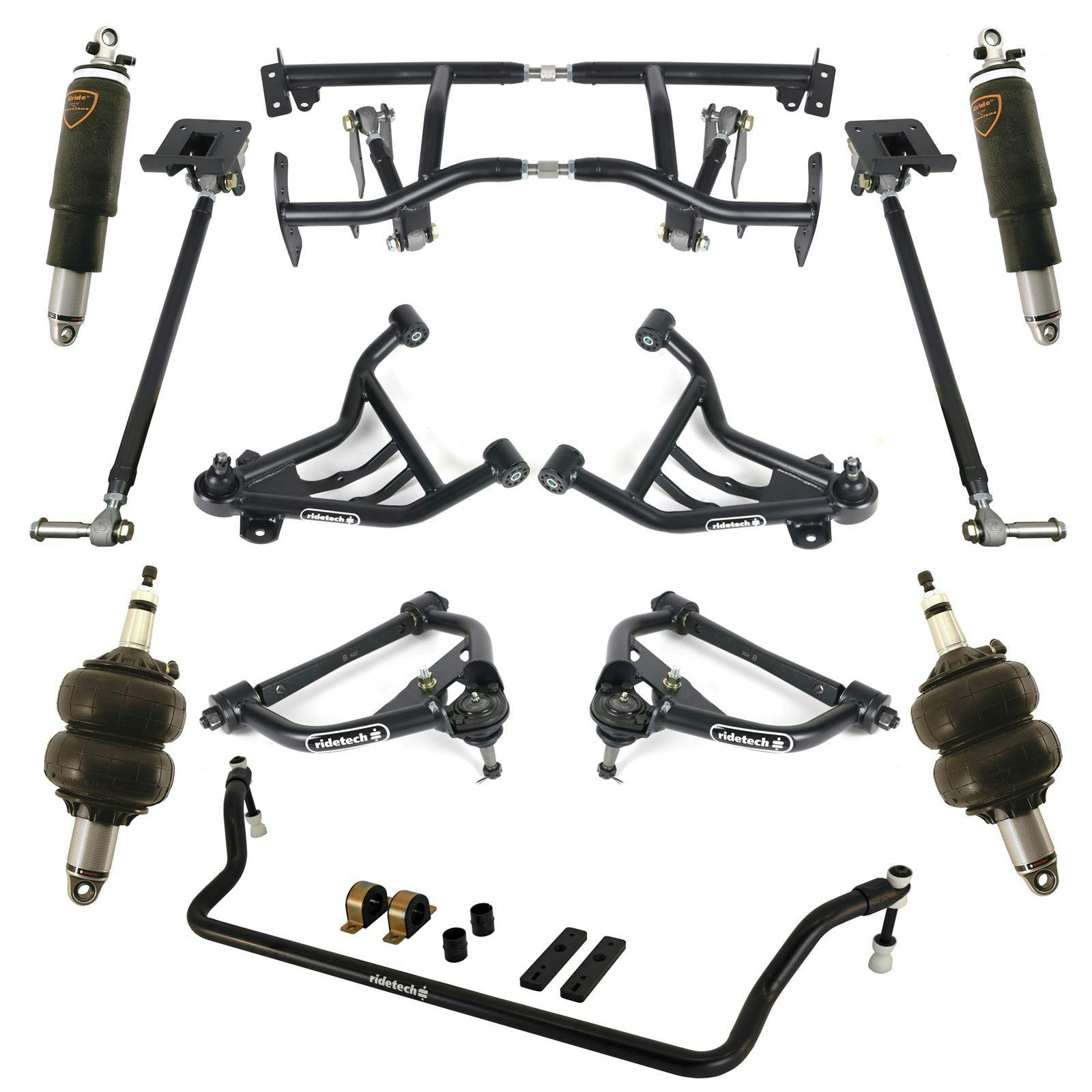 RideTech 11170396 TQ Complete Air Suspension, 70-81 GM F Body