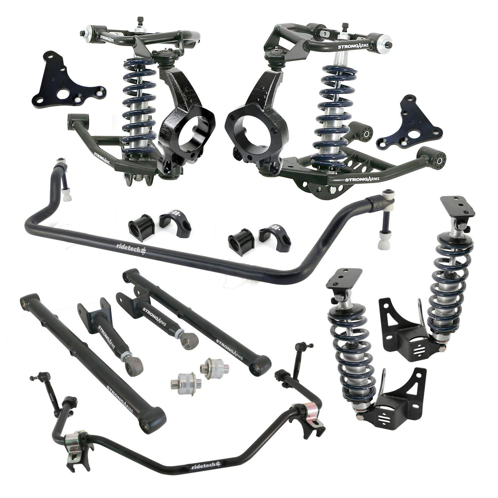 RideTech 11240202 HQ Coil-Over Kit w/ Spindles, 68-72 GM A-body