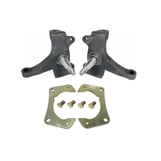 RideTech 11349300 2.5" Drop Spindles, 63-70 C10