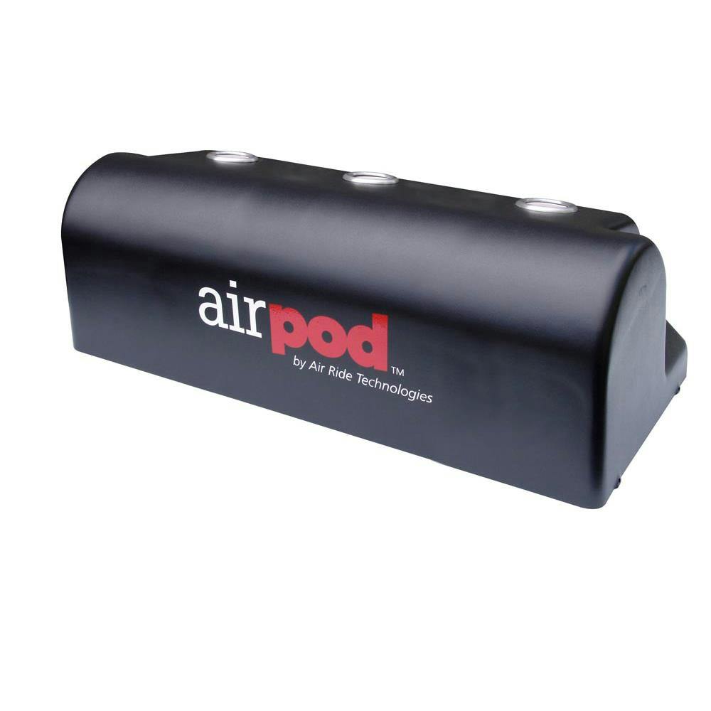 RideTech 30314701 5 Gallon BigRed AirPod Cover, 3/8 Inch Valves