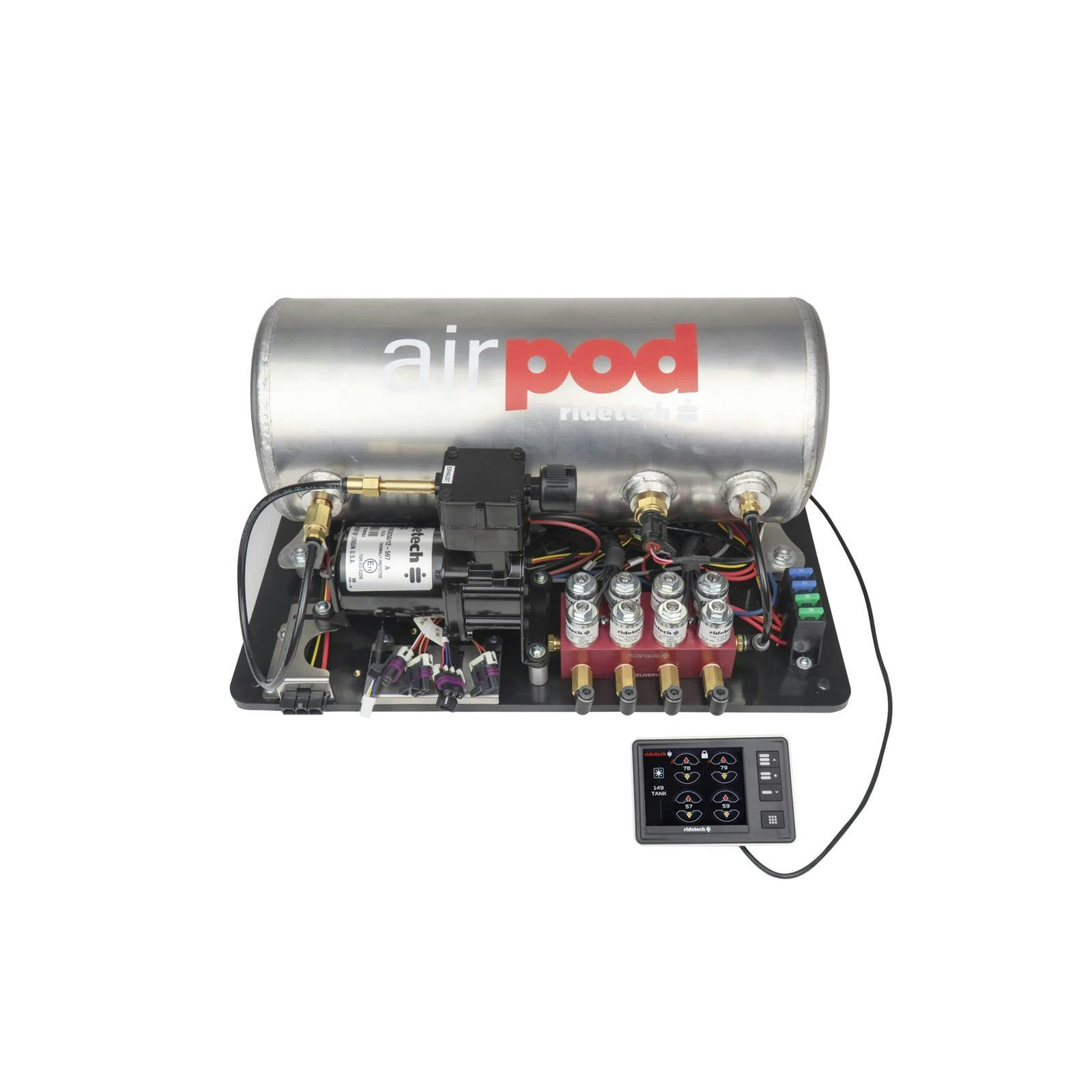 Ridetech 30514000 RidePro E5 Air Ride 3 Gal Single Comp AirPod