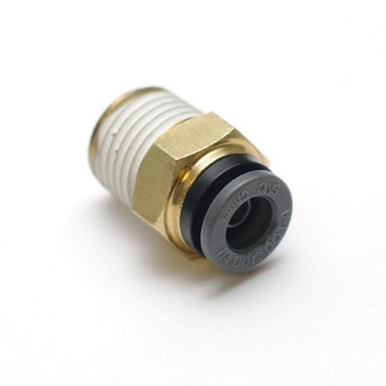 RideTech 31952100 Airline Fitting, Straight. 1/8" NPT To 1/4"