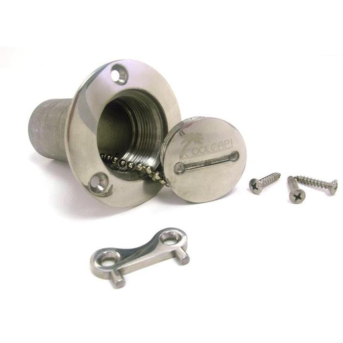 RideTech 84000000 Coolcap 316 SS 1-1/2" Hose Deck Fill