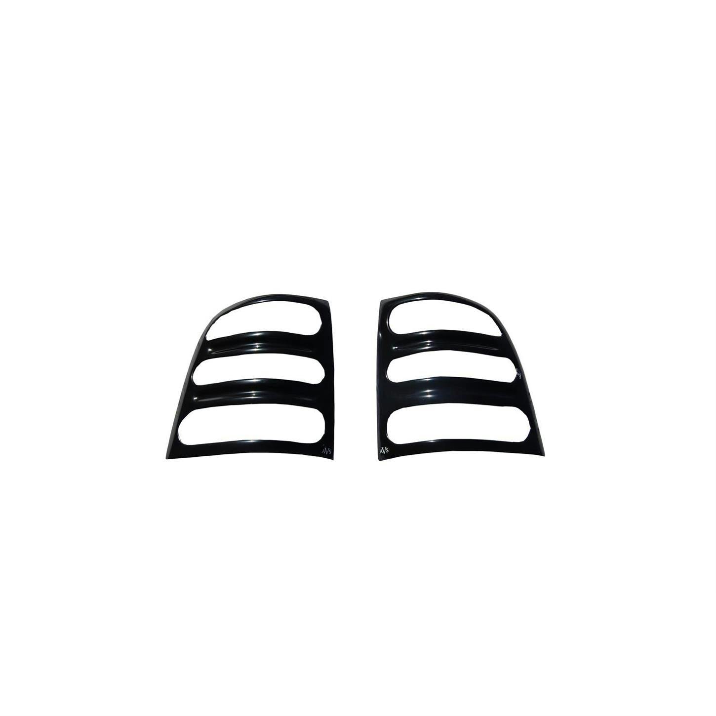 AVS 36702 Tail Shades Slotted Light Covers, 99-04 Grand Cherokee
