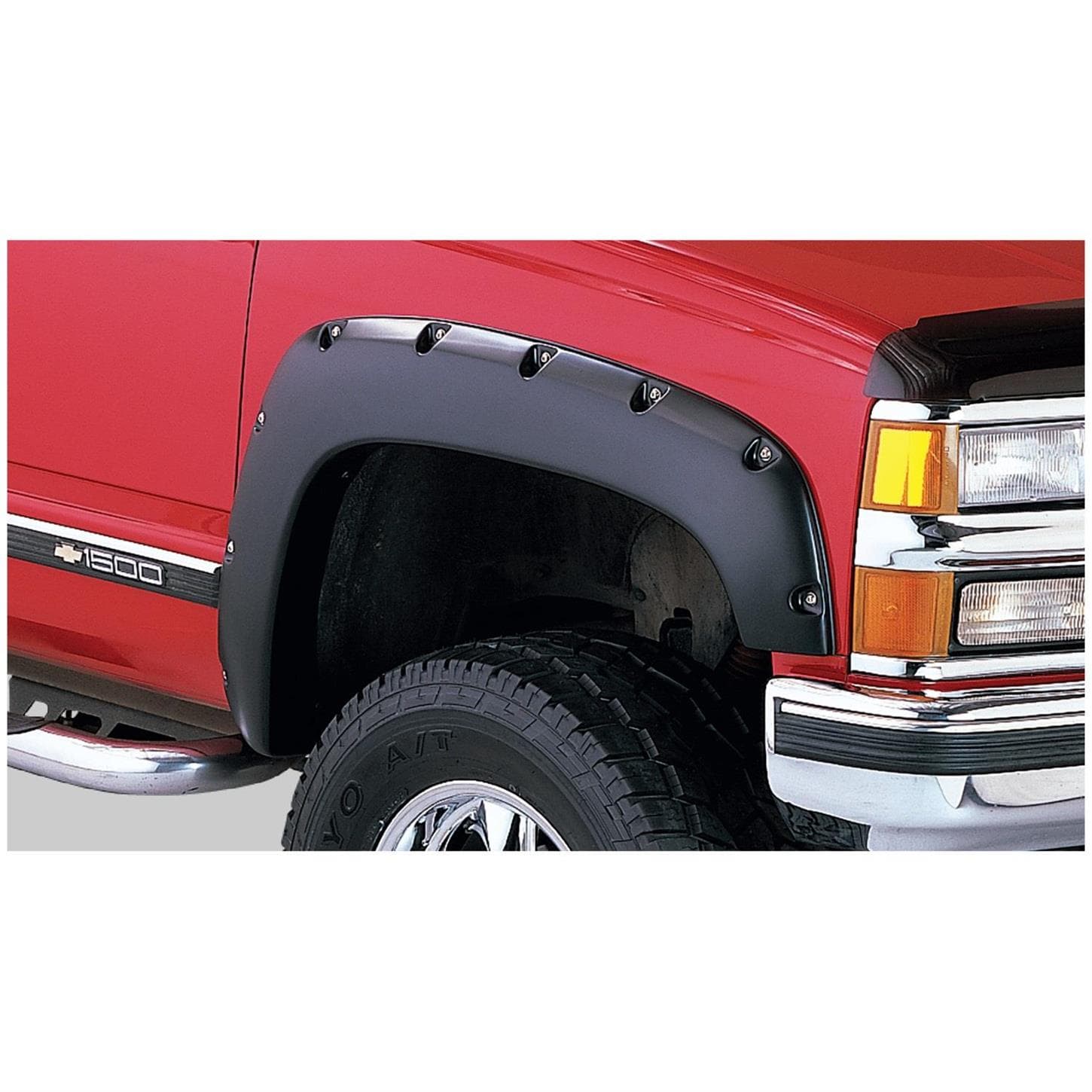 Bushwacker 40919-02 Pocket Style Fender Flares F/R 4pc, Chevy/GMC