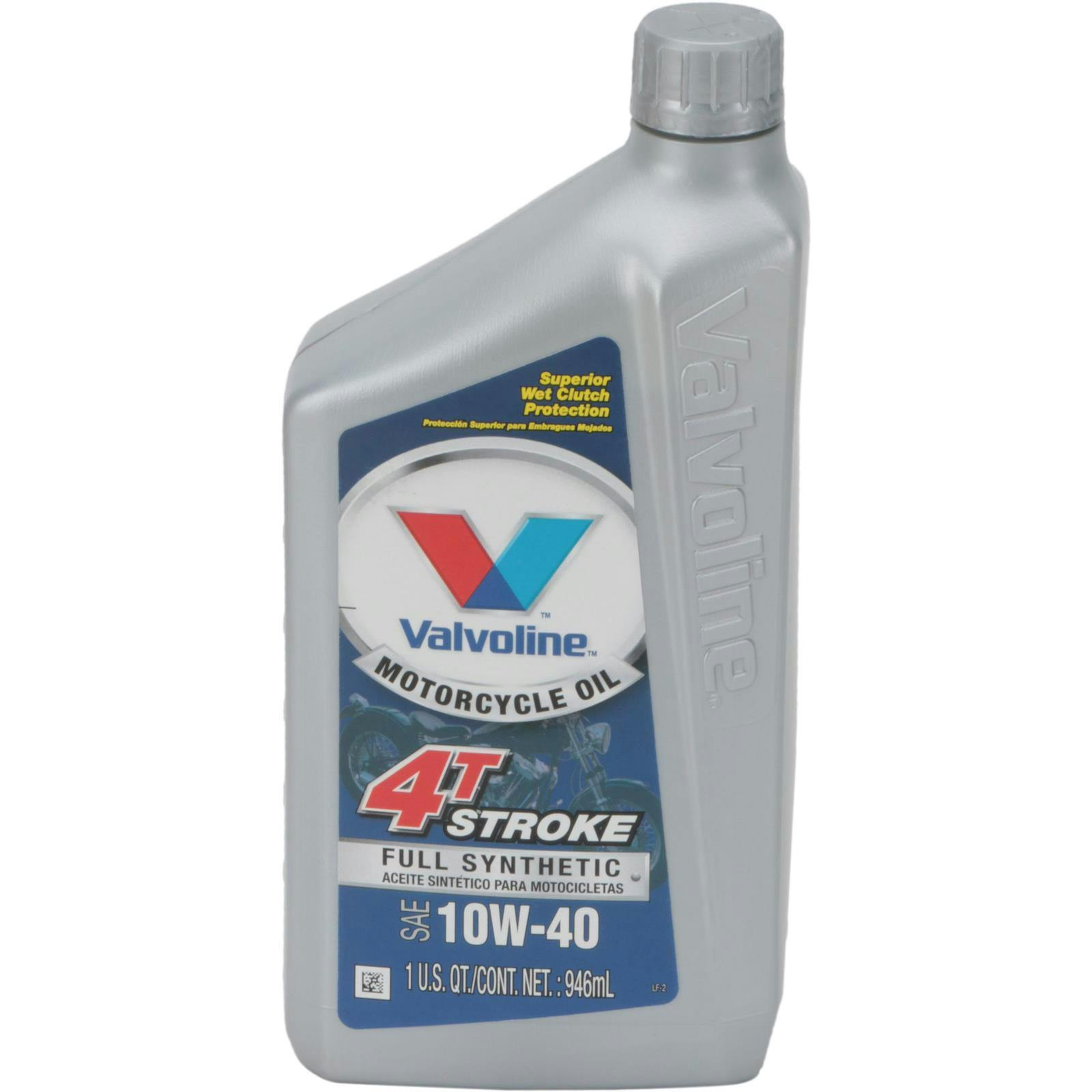 Valvoline Synthetic 10W40 Motorcycle Motor Oil, Quart