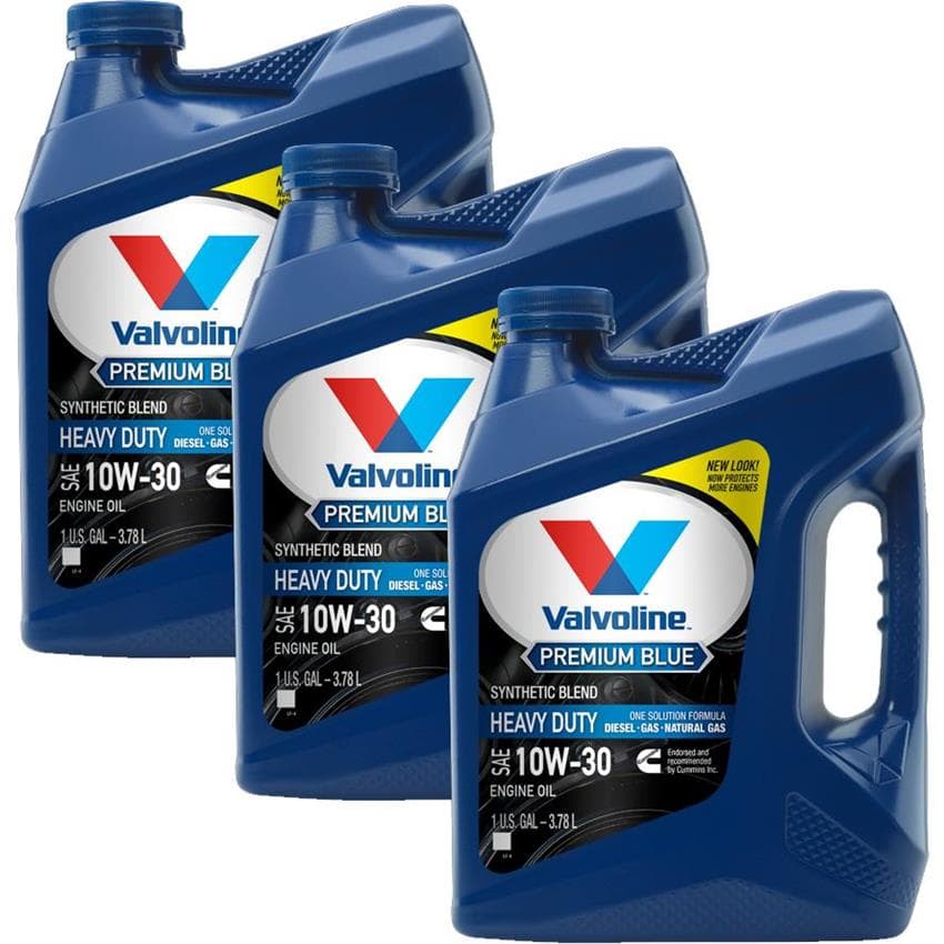Valvoline 818289 Premium Blue Engine Oil, 10W-30, 3 Gal