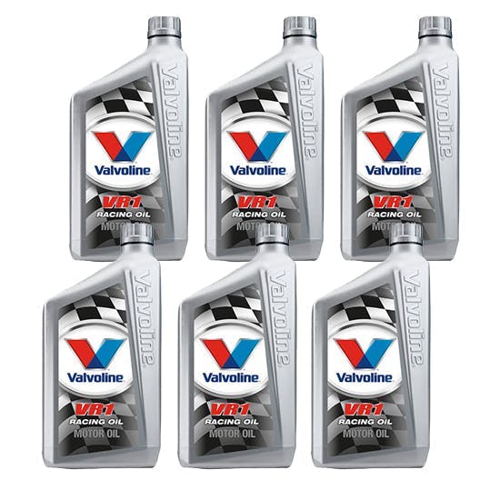 Valvoline 822388 VR1 Racing Oil, 10W30, 6 Quart