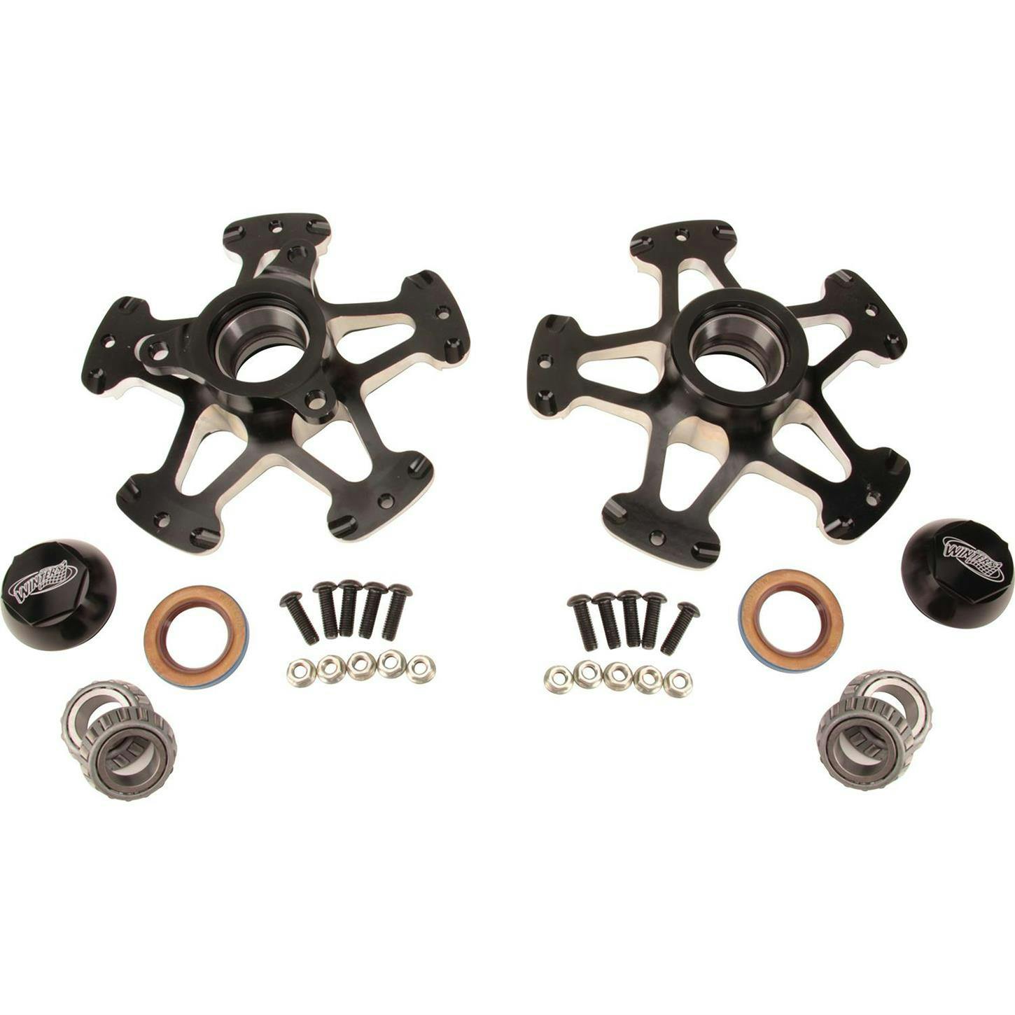 Winters 3890-5B Trackstar 5 2024-T3 Aluminum Front Hubs