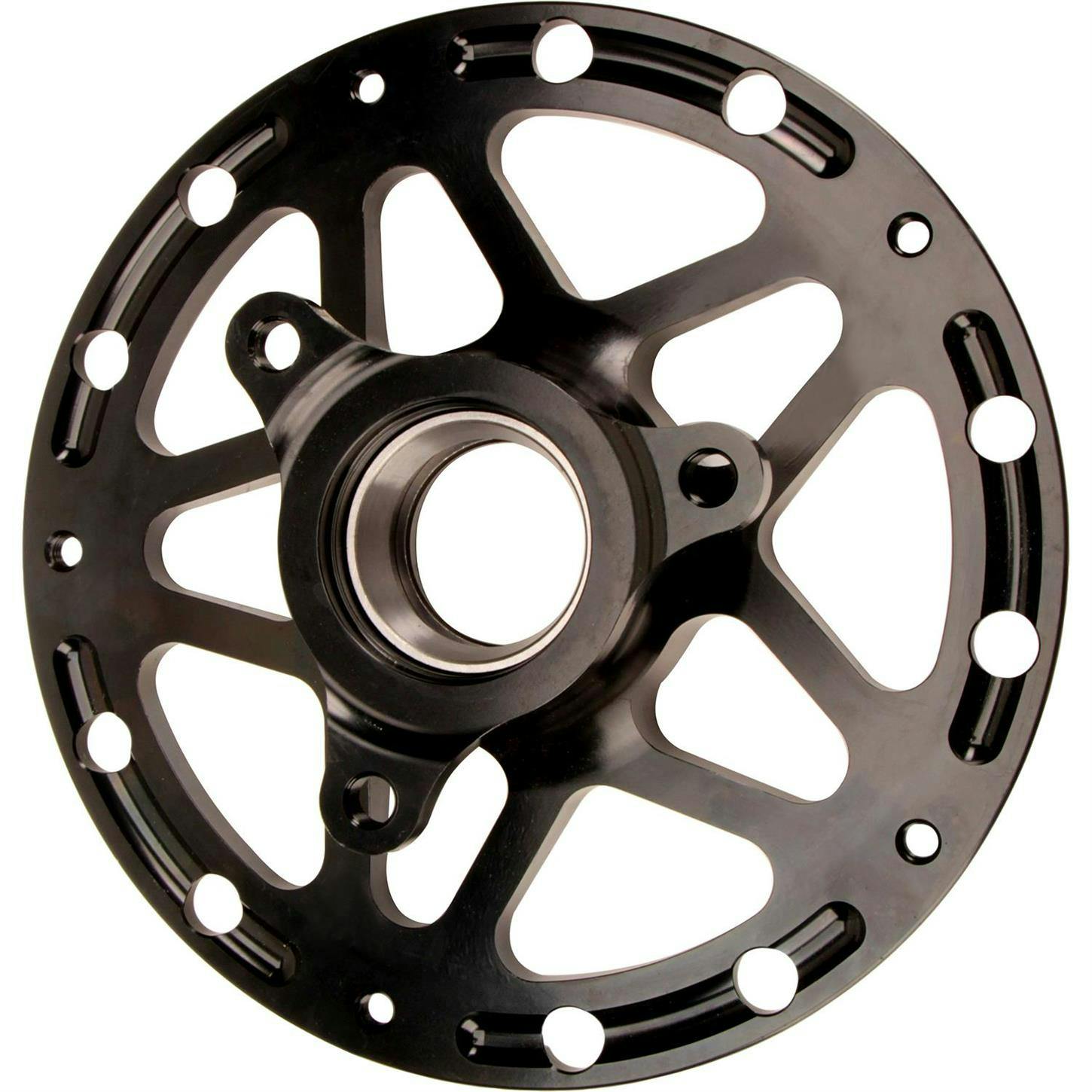 Winters 3783-01B Aluminum Black D-Mount Left Front Hub Only