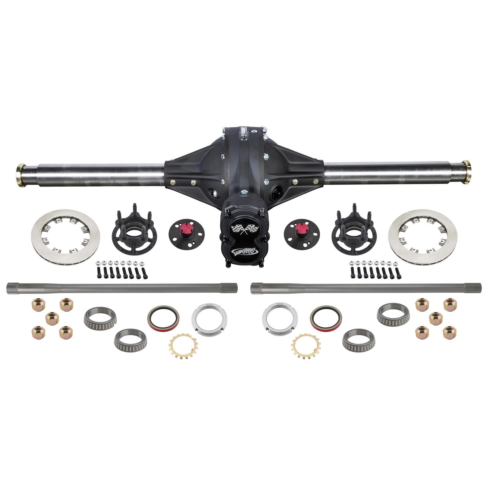 Winters 6-Bolt Cover Quick Change Rear End, 4.86 Inch Ring and Pinion