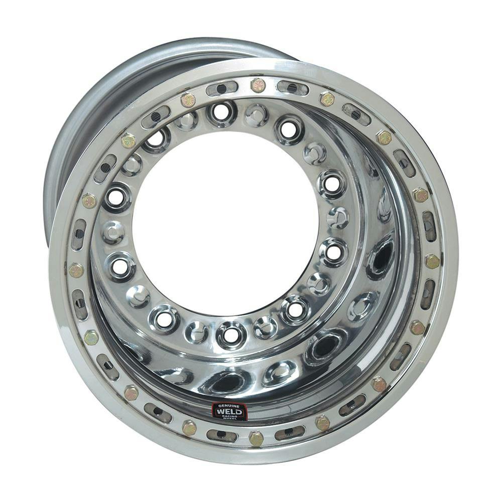 Weld Wide 5 HS Wheel with Outer Beadlock, 15 x 14, 5 Inch Backspace