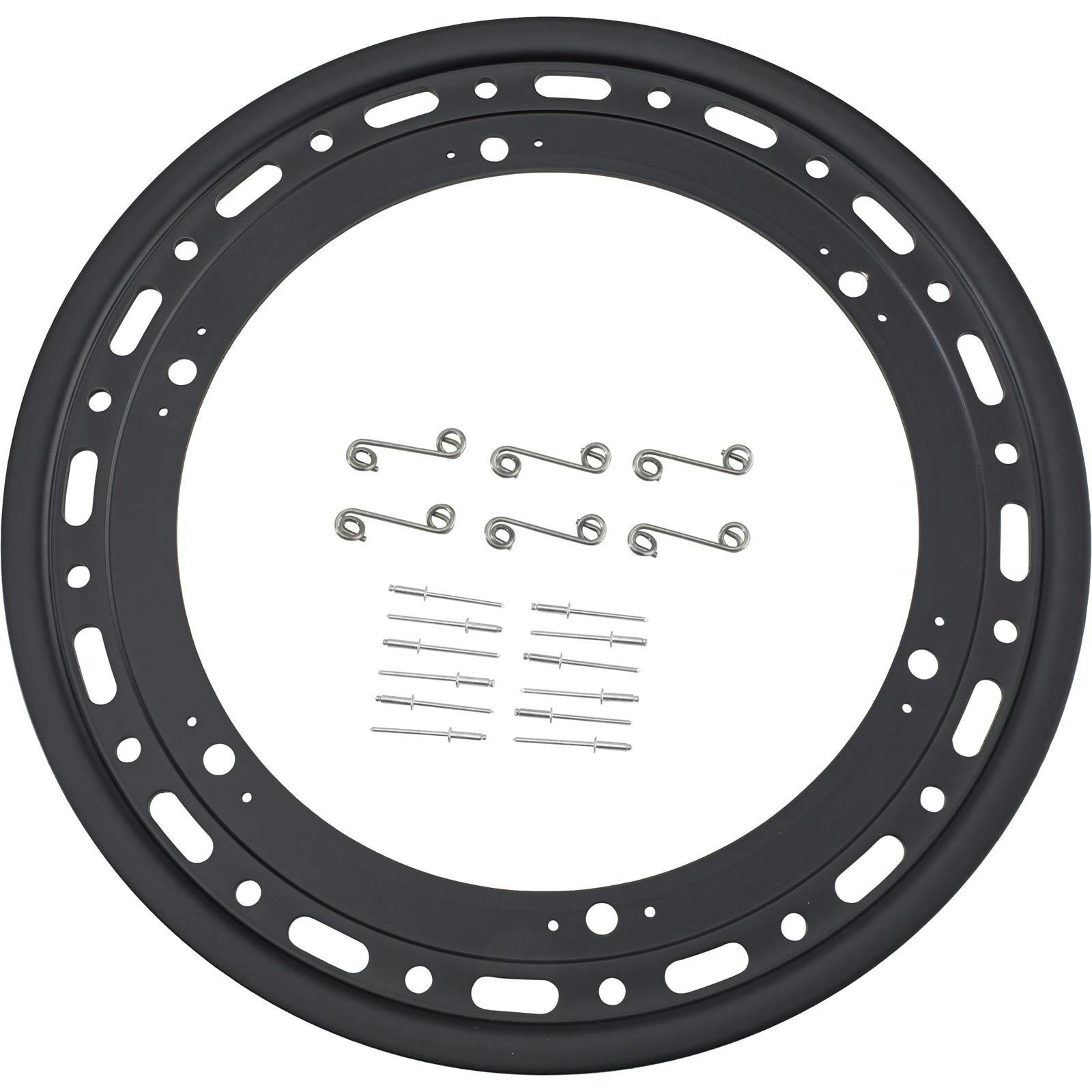 Weld Racing P650B-5314-6 Bead Lock Ring, Black, 6 Bolt Cover