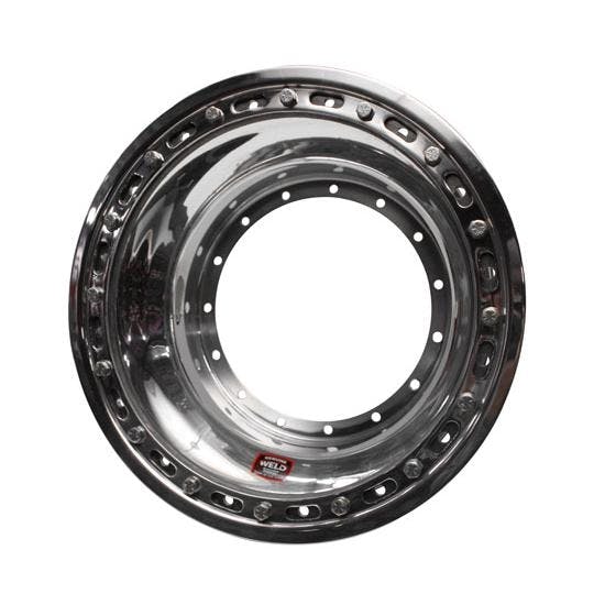 Weld Splined Rears with Double Beadlocks, Inner Half, 15 x 6.63 Inch