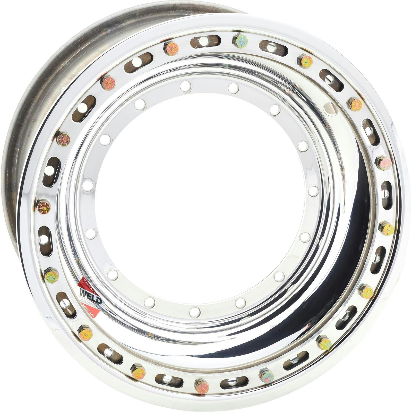 Weld Racing 15 x 8 Sprint Car Front Wheel w/Outer Beadlock, 4In Offset