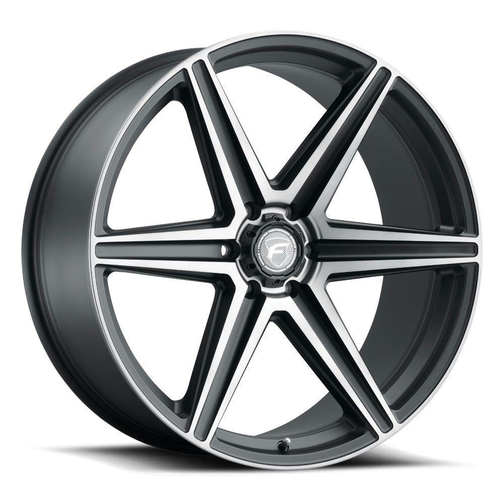 Forgestar F01240084P25 24X10 X6 Wheels 6X5.50 Inch, Satin Black