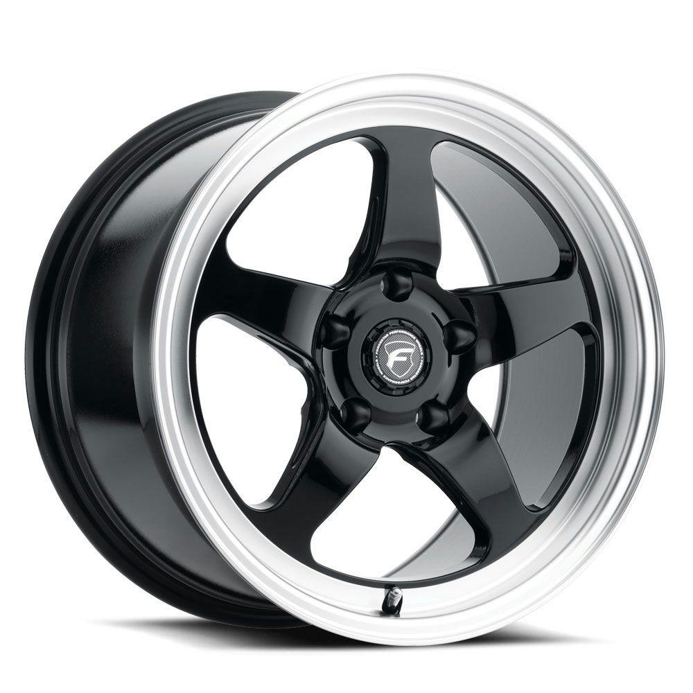 Forgestar F09170071P30 17X10 D5 Drag Wheels 5X115, Gloss Black