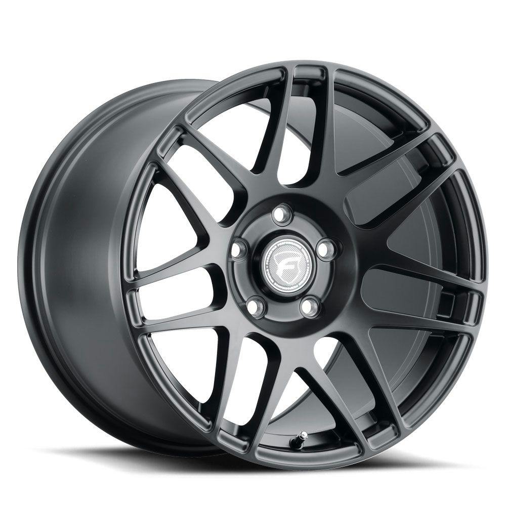 Forgestar F1727B563N26 17X4.5 F14 Drag, 5X120.65, Satin Black