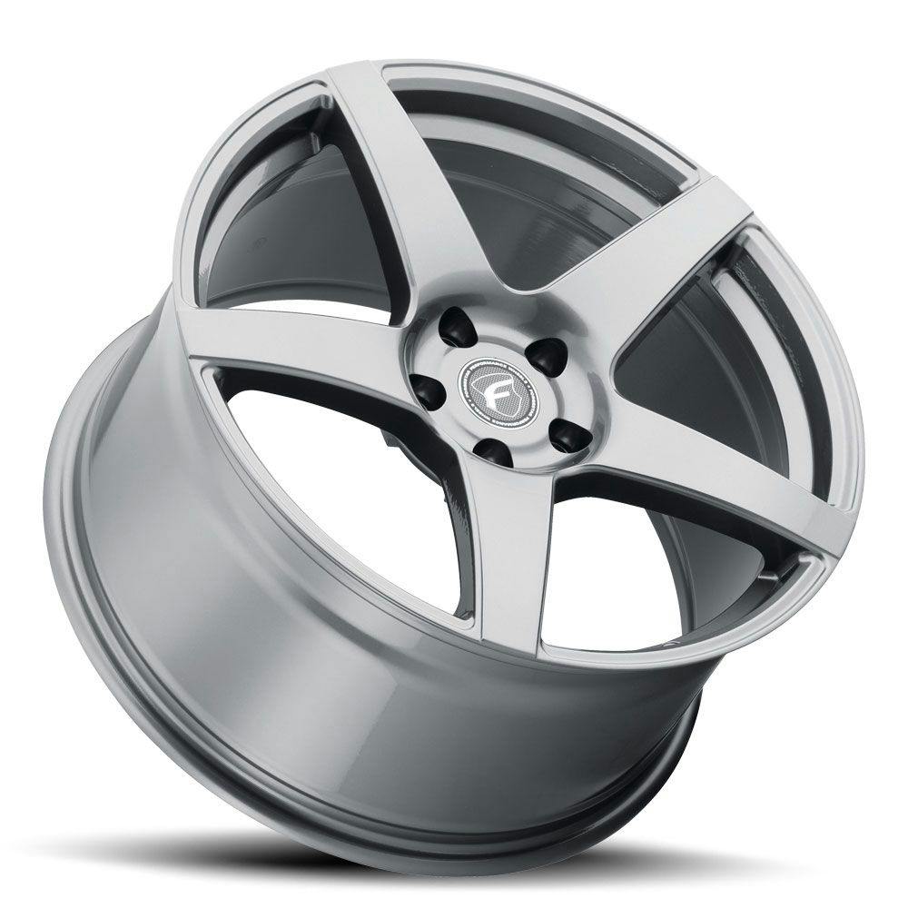 Forgestar F21609565P29 20X9.5 CF5 Series Wheel, 5X114.3, Silver