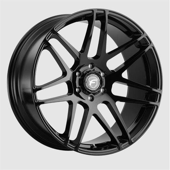 Forgestar F35120084P30 22x10 X14 Wheel, 6x139.7, Gloss Black