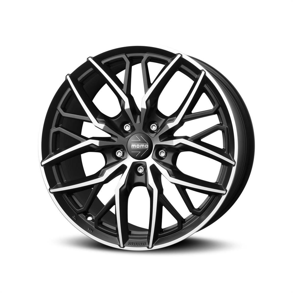 MOMO M07798544P45 19x8.5 Spider Wheel, 5x112, Satin Black