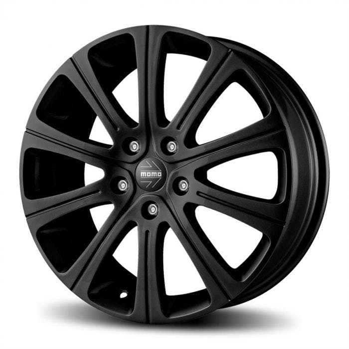 MOMO M093B6565P40 15x6.5 WIN2 Wheel, 5x114.3, Satin Black