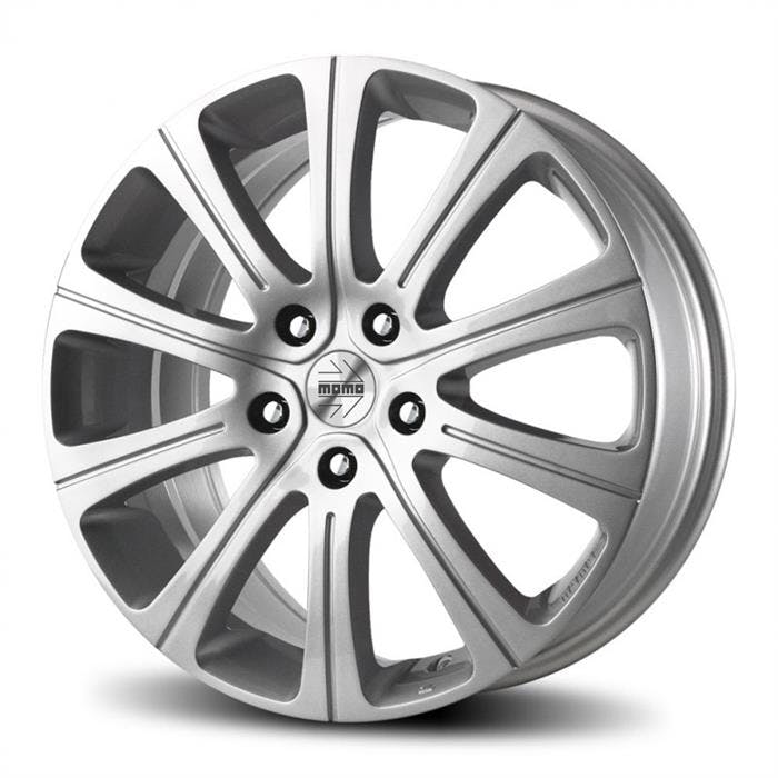 MOMO M094B6544P40 15x6.5 WIN2 Wheel, 5x112, Gloss Silver