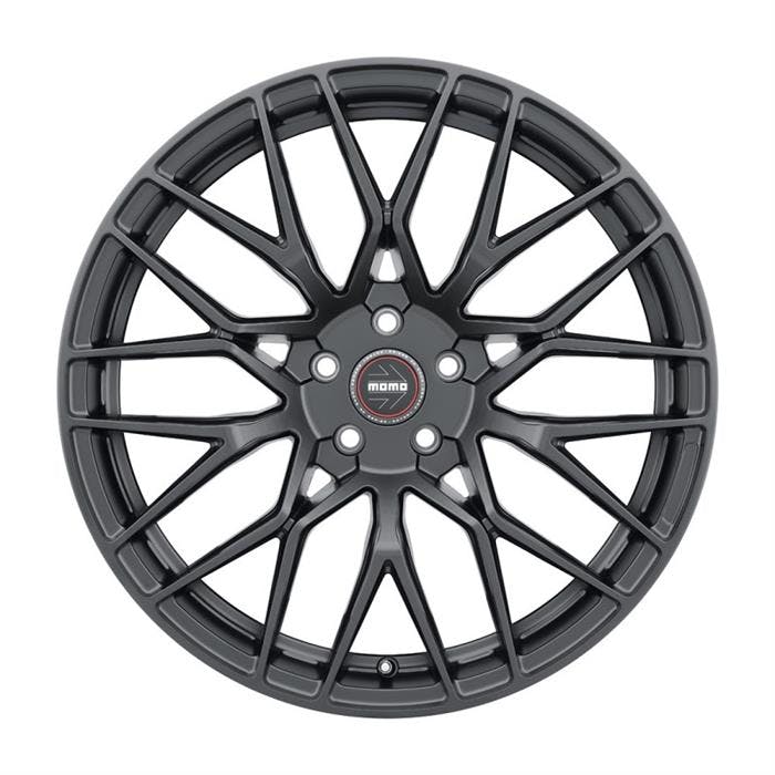 MOMO M10588565P45 18x8.5 Catania Wheel, 5x114.3, Satin Black