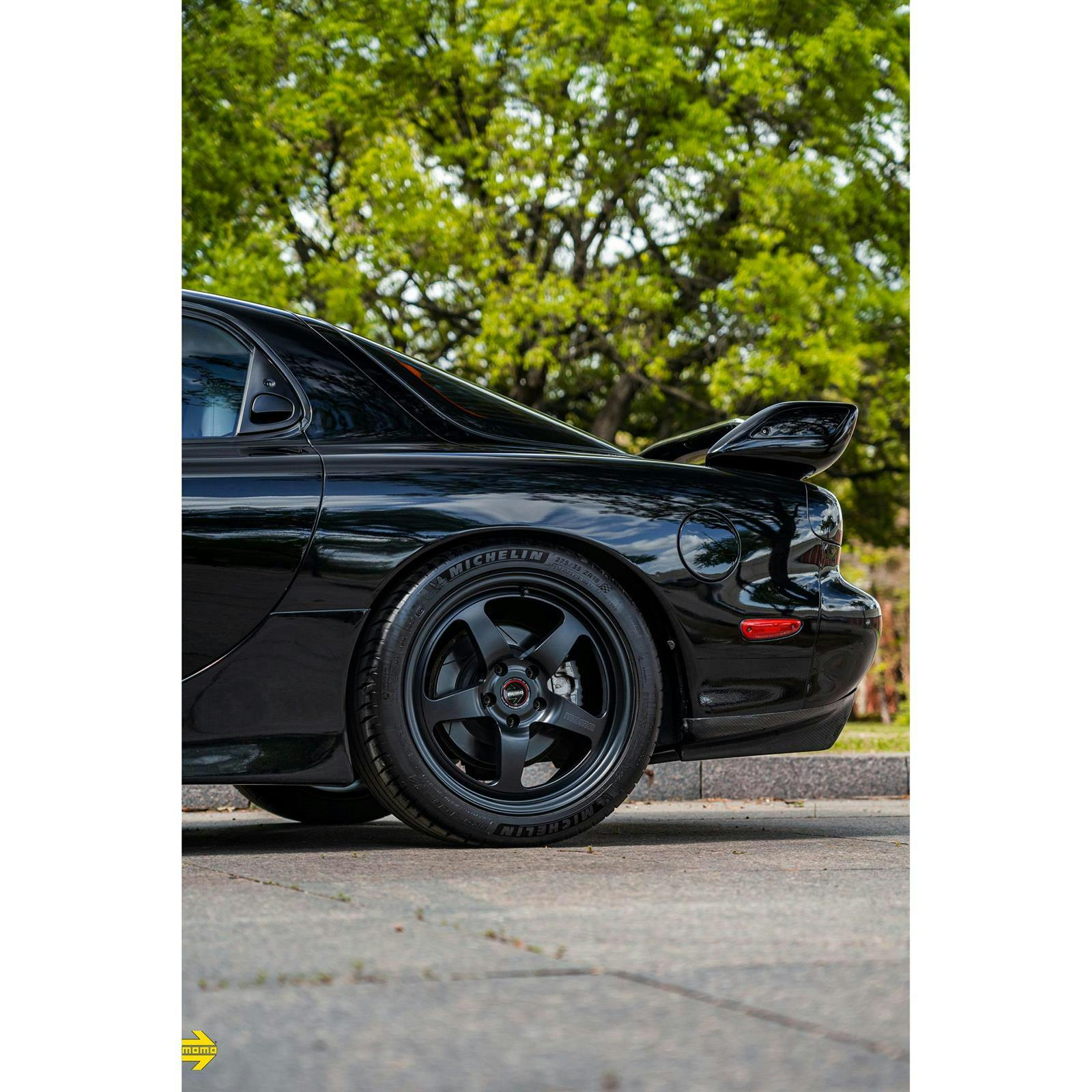 MOMO M11189521P40 18x9.5 Etna Wheel, 5x120, Satin Black