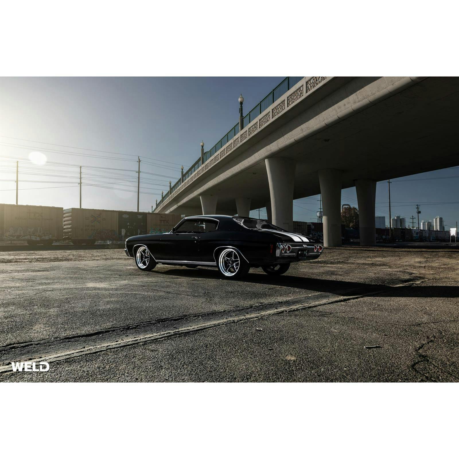 Weld Racing S10480562P54 18x10.5 Ventura Wheel, 5x120.65, Black