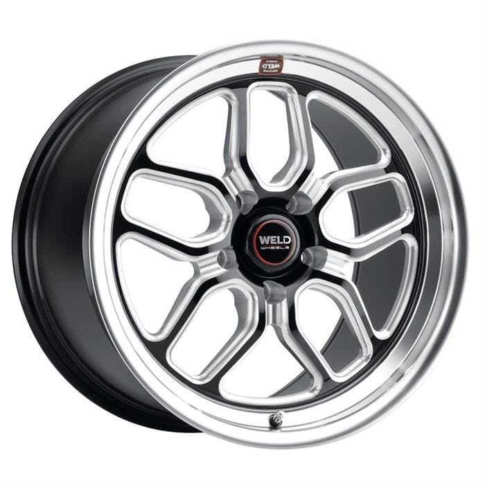 Weld Racing S10788067550 18x8 Laguna Wheel, 5x114.3, Black DIA