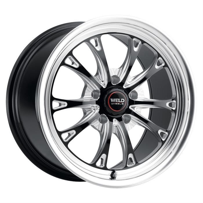 Weld Racing S15770067P25 17x10 Belmont Wheel 5x114.3, Gloss Black