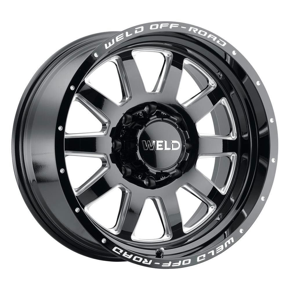 Weld Racing W10209082500 20x9, Stealth W101, 8X165.1, Gloss Black
