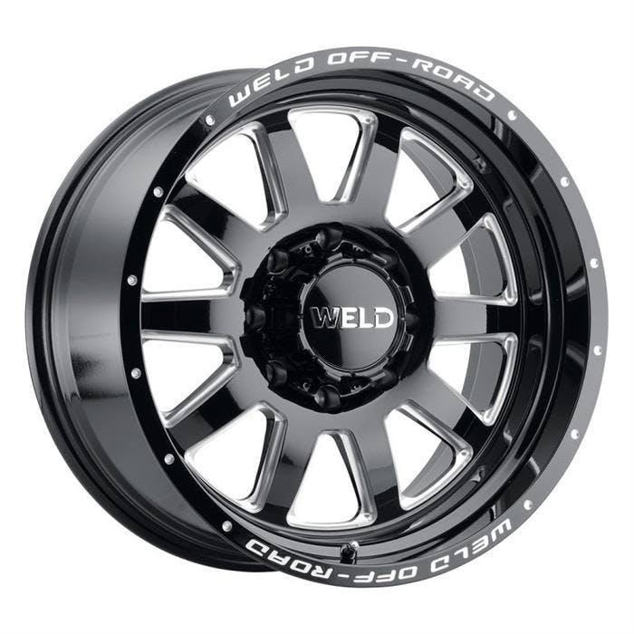 Weld Racing W10289026450 18x9 Stealth Wheel 5x114.3, Blk Milled
