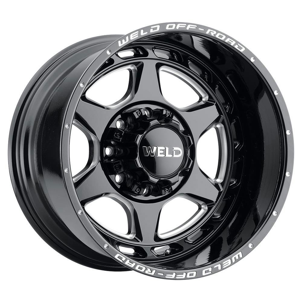 Weld Racing W12300082475 20X10, Aragon W123, 8X165.1, Gloss Black