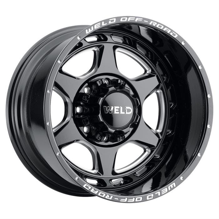 Weld Racing W12322082475 22x12 Aragon Wheel 8x165.1, Blk Milled