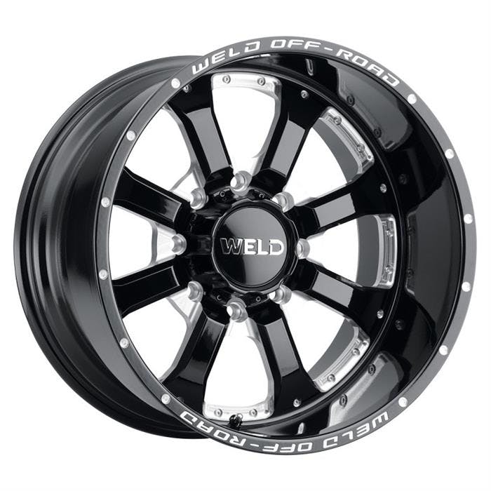 Weld Racing W12500017475 20x10 Granada Eight Wheel, 8x170, Black